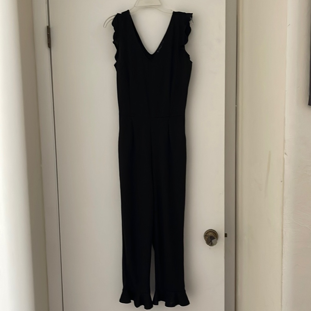 DEREK HEART Small Capri Jumpsuit with Pockets